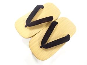 未使用品　男物桐下駄(23センチ)